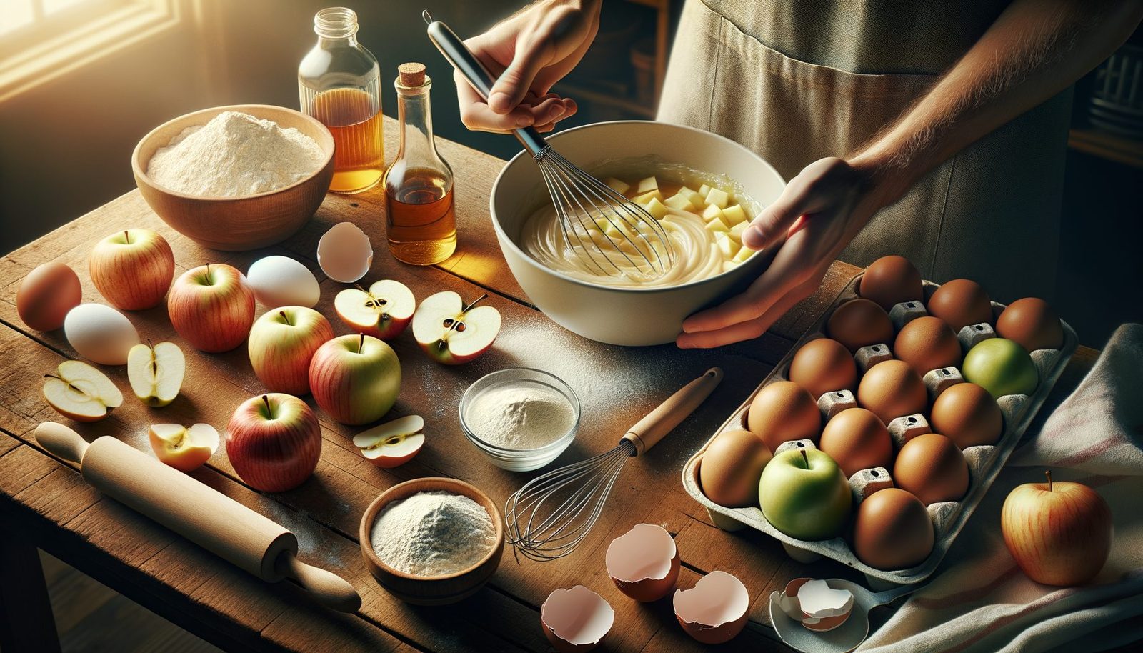 appelkoek maken