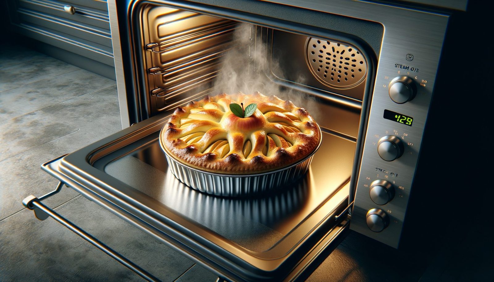 appeltaart stoomoven