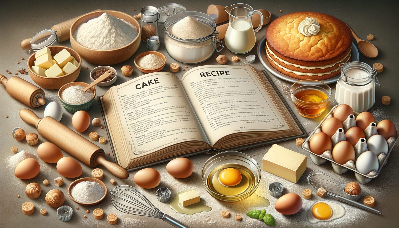 taart maken recept