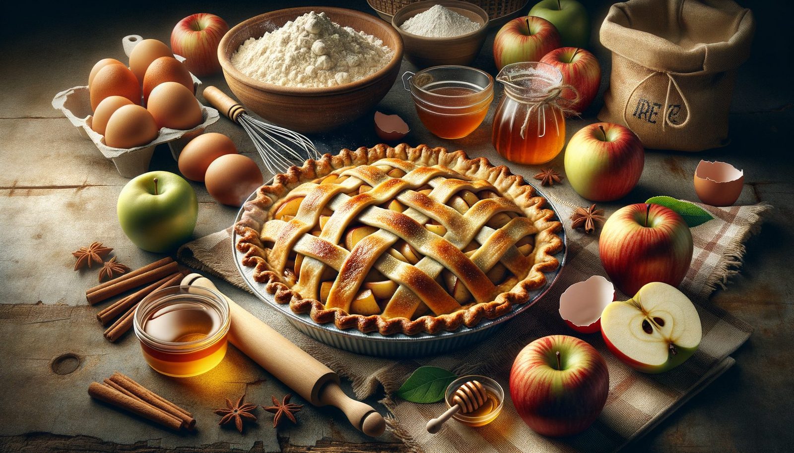 gezonde appeltaart recept