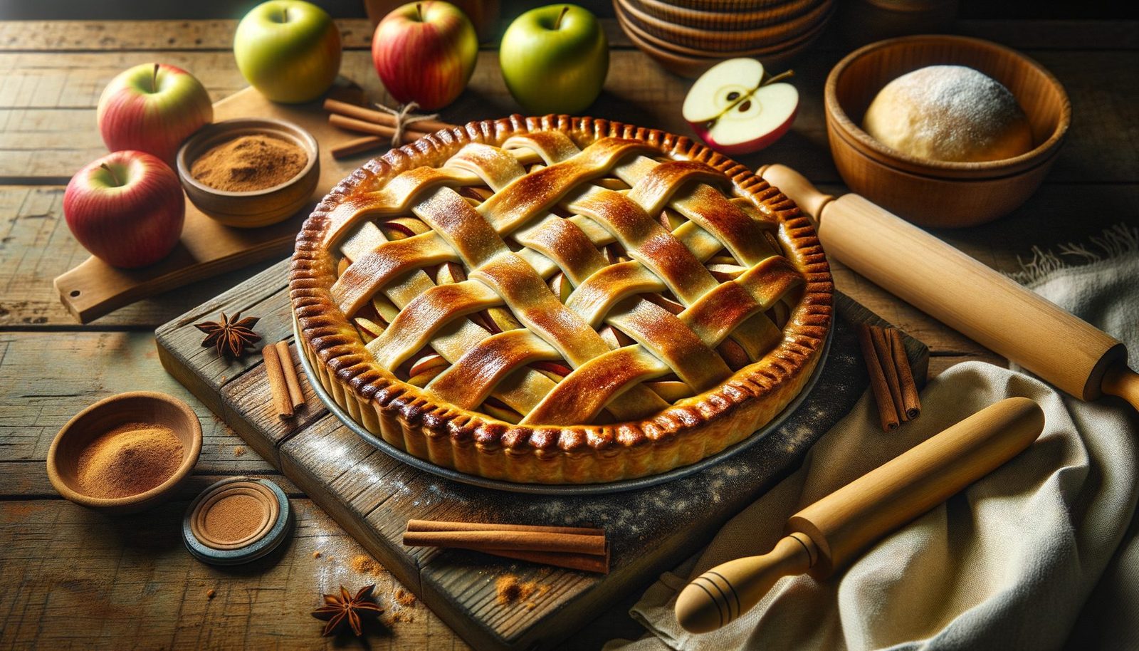 ambachtelijke appeltaart