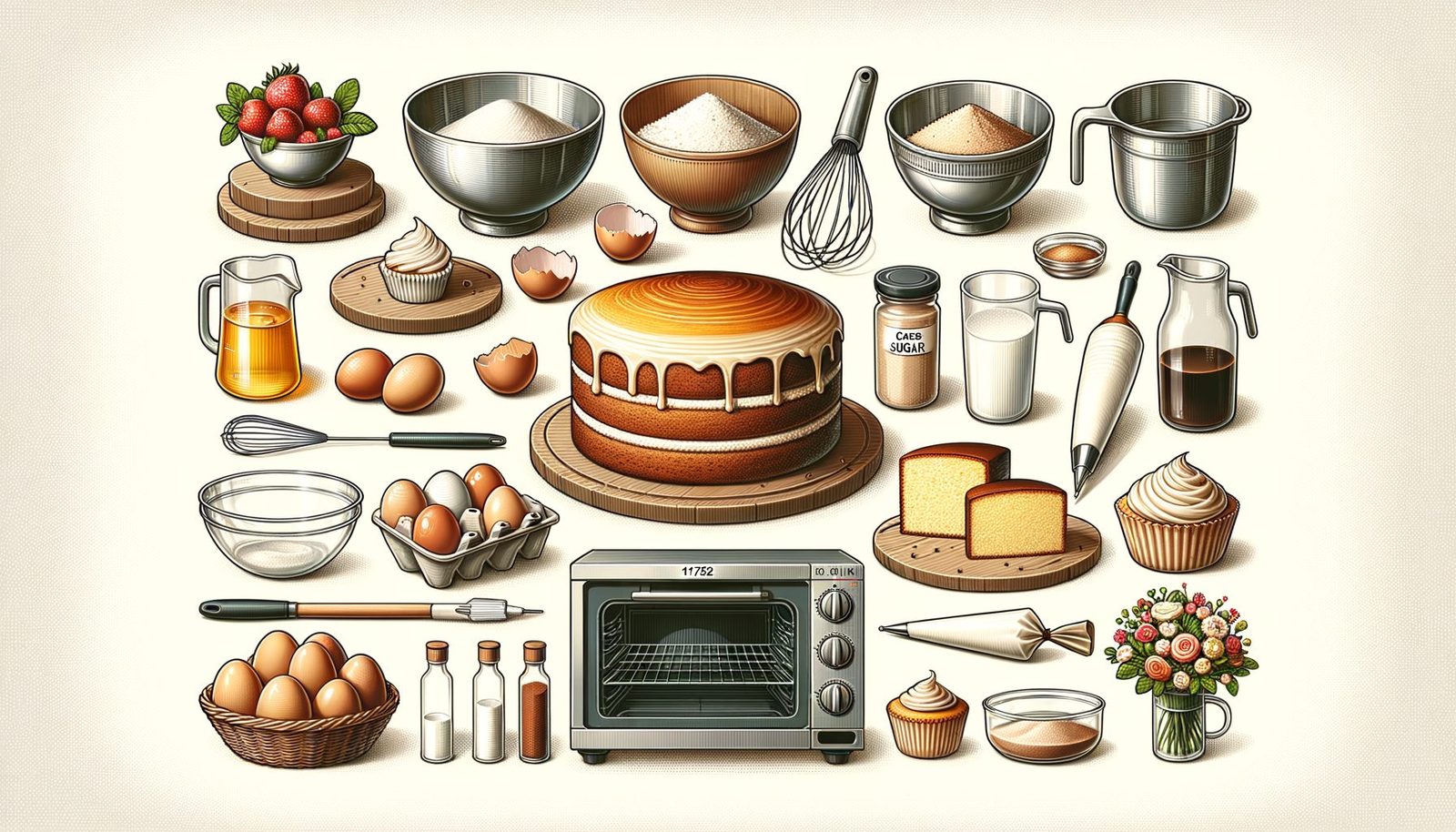 taart maken recept